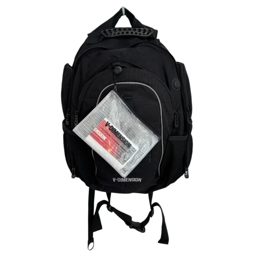 V-Dimension Helius Solar Outdoor Unisex Black Backpack Model (SBP-3001)